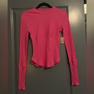 FP Movement Pink Long Sleeve Top